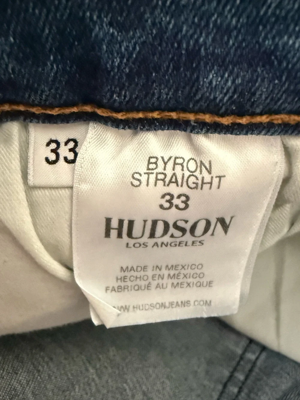 Hudson Byron Straight Jeans